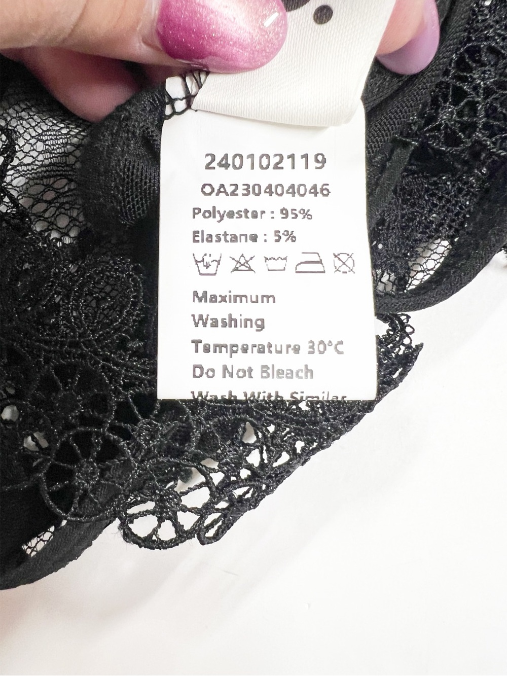 Commense Womens Black Lace Underwire Semi Sheer Lace Bustier Bodysuit Size XS - Picture 9 of 12
